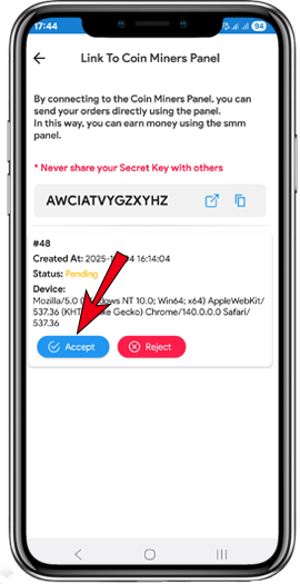 Niva Follower Secret Key Image 2